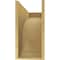 Ekena Millwork 10"W x 30"D x 20"H Classic Legacy Rough Cedar Woodgrain TimberThane Corbel, Primed Tan CORUR10X30X20LGYRCPR - alternate 3